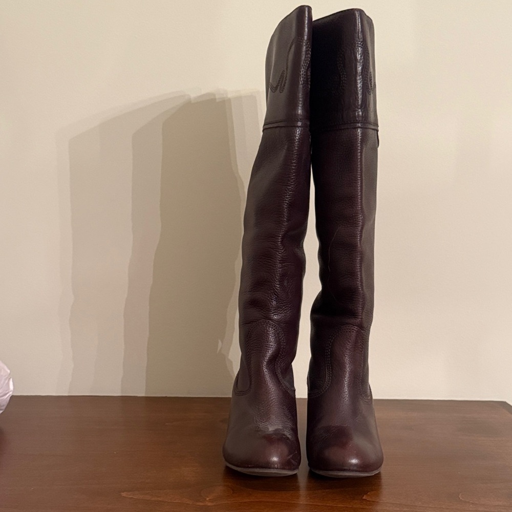 Vogue Dark Brown Over the Knee Boots